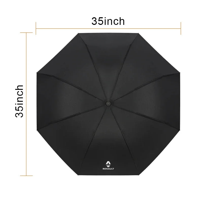Compact Automatic Folding Umbrella for Renault Koleos Clio Laguna Megane Duster Logan - Car Accessories