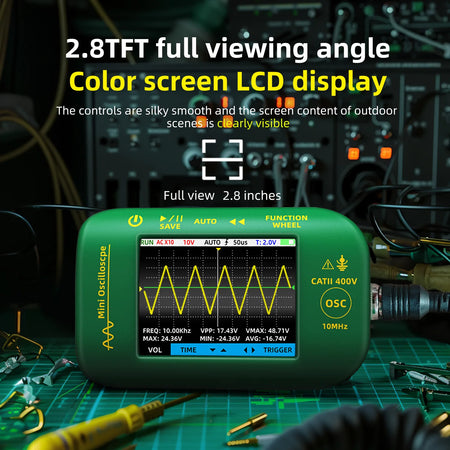 BSIDE OT2 Handheld Auto Oscilloscope &ndash; 10 MHz Sampling Rate