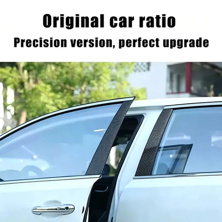 For Jaguar XJ X351 2009-2019 B/C Pillar Post Stickers PC Window Middle Pillar Trim Decorative Car Exterior Protect Parts by InterCyprus Trading Ltd