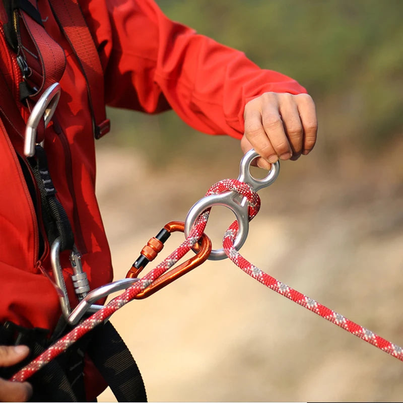 Aluminum Alloy 8-Character Ring Descender &ndash; Lightweight