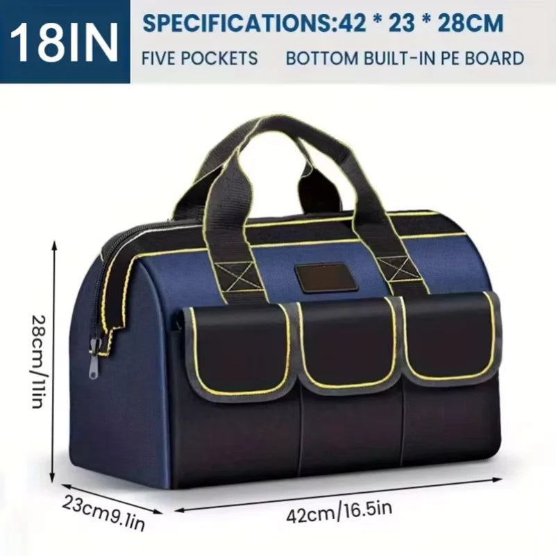 Multifunctional Tool Bag Large Capacity &ndash; Waterproof Oxford 18inch
