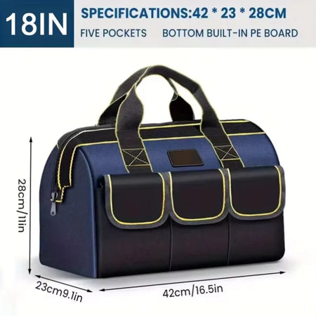 Multifunctional Tool Bag Large Capacity &ndash; Waterproof Oxford 18inch