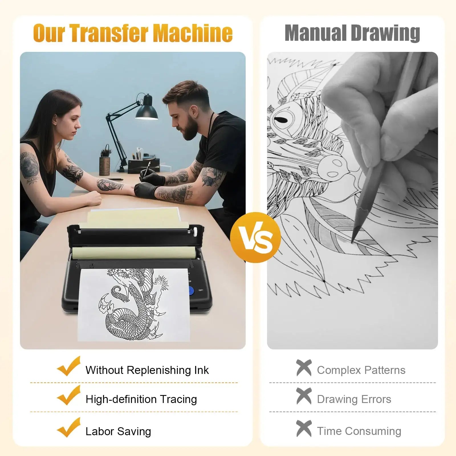 Tattoo Stencil Printer &ndash; Portable DIY Transfer Copier