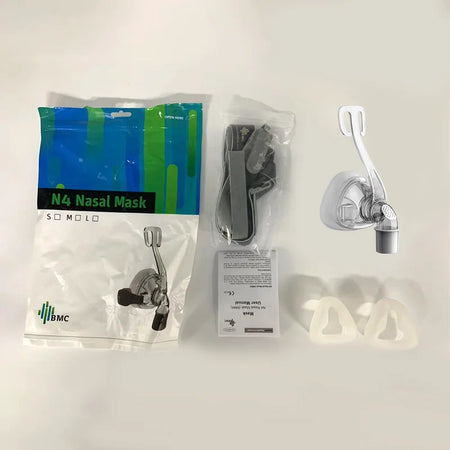 BMC NM4 Nasal CPAP Mask &ndash; Three Sizes Silicone Pads