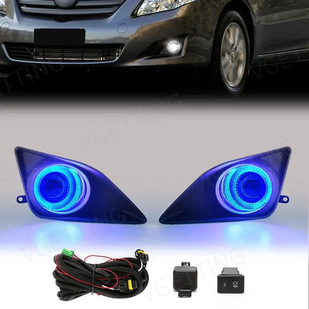 Daytime Running Light DRL Angel Eyes Fog Lamp Led for Toyota Corolla Altis 2008 2009 2010 Driving Light Auto Halogen Daylight by InterCyprus Trading Ltd