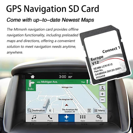 2022 Connect 1 LCN1 V12 SD Card &ndash; Europe UK Maps Update