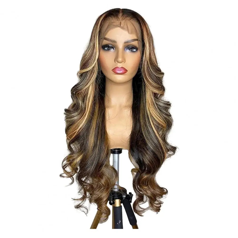 Long Curly Gradient Colour Wig for Women - Natural Looking, Heat-Resistant Hair Gradient 20Inch