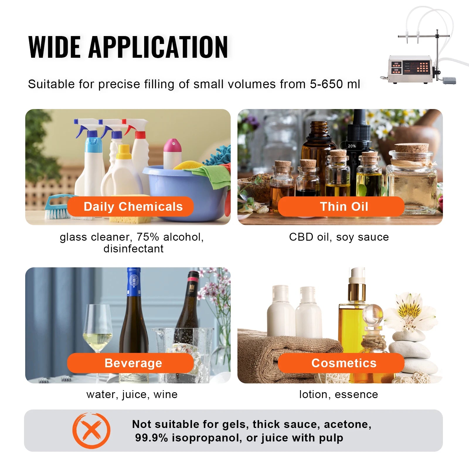 SYD-650 Liquid Filling Machine &ndash; Two Nozzle Auto Fill