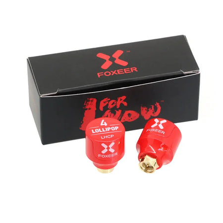 2PCS Foxeer Lollipop 4 V4 Stubby FPV Antenna 2.6DBi 5.8G LHCP RHCP SMA RP-SMA Micro Mushroom Receiver Antenna For FPV RC Drone by InterCyprus Trading Ltd