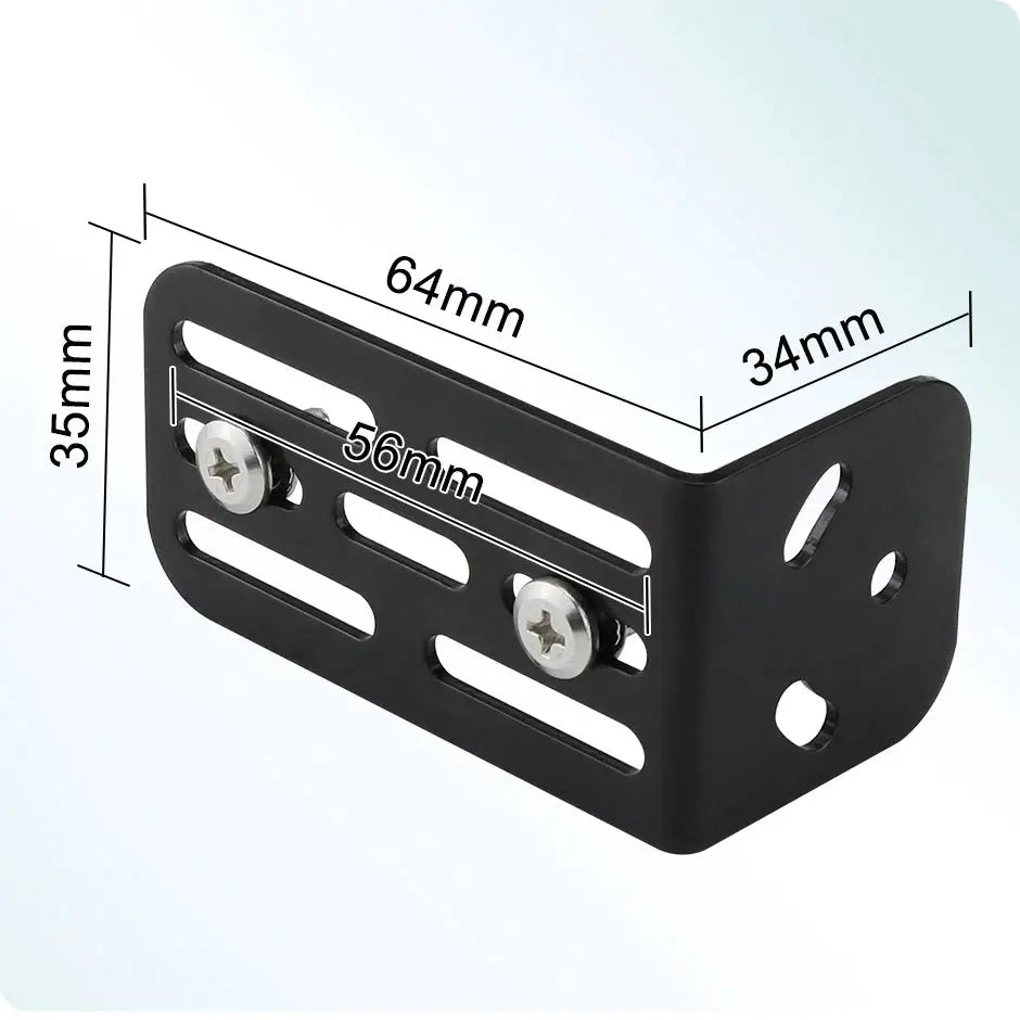 Stainless Steel L Shape Bracket With Screws For Truck Bus Camera Mount by InterCyprus Trading Ltd