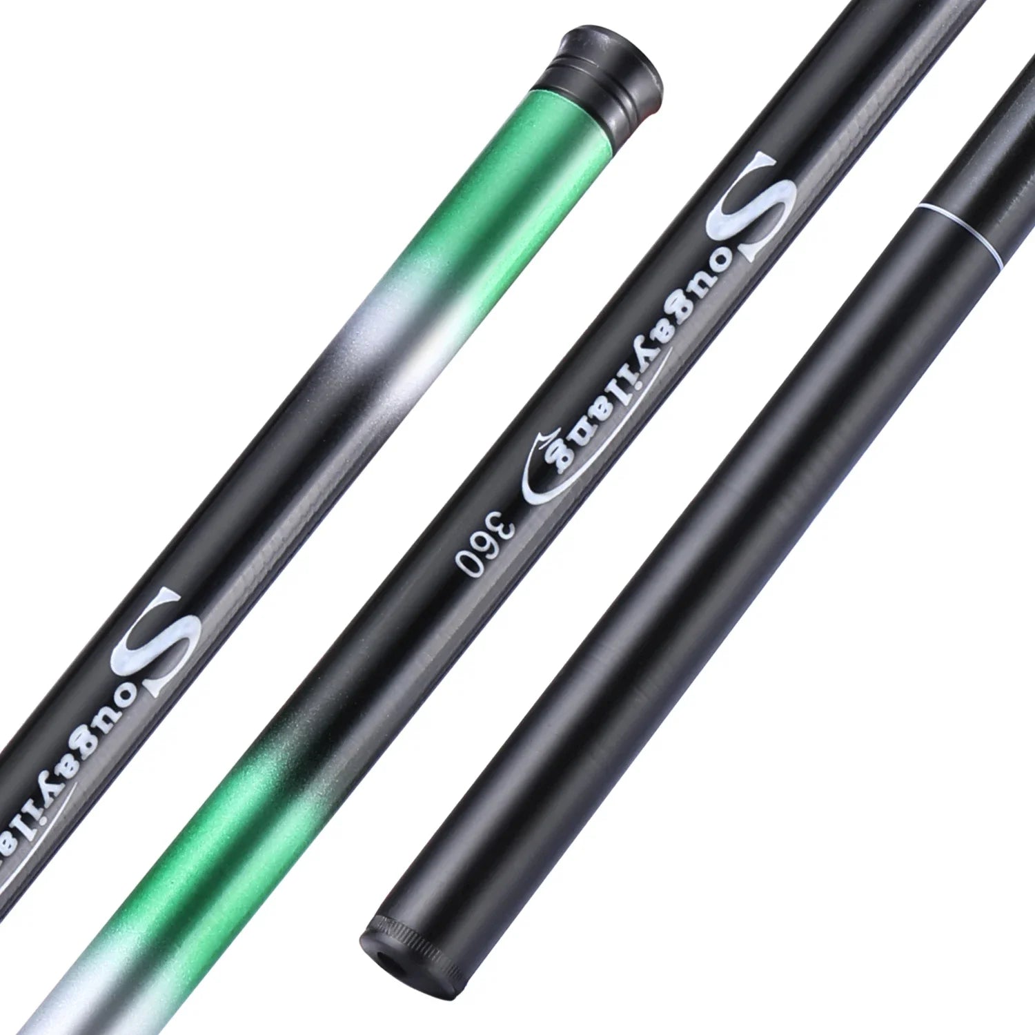 Sougayilang Telescopic Carp Fishing Rod - Ultra Light &amp; Portable Green / 4.5 M