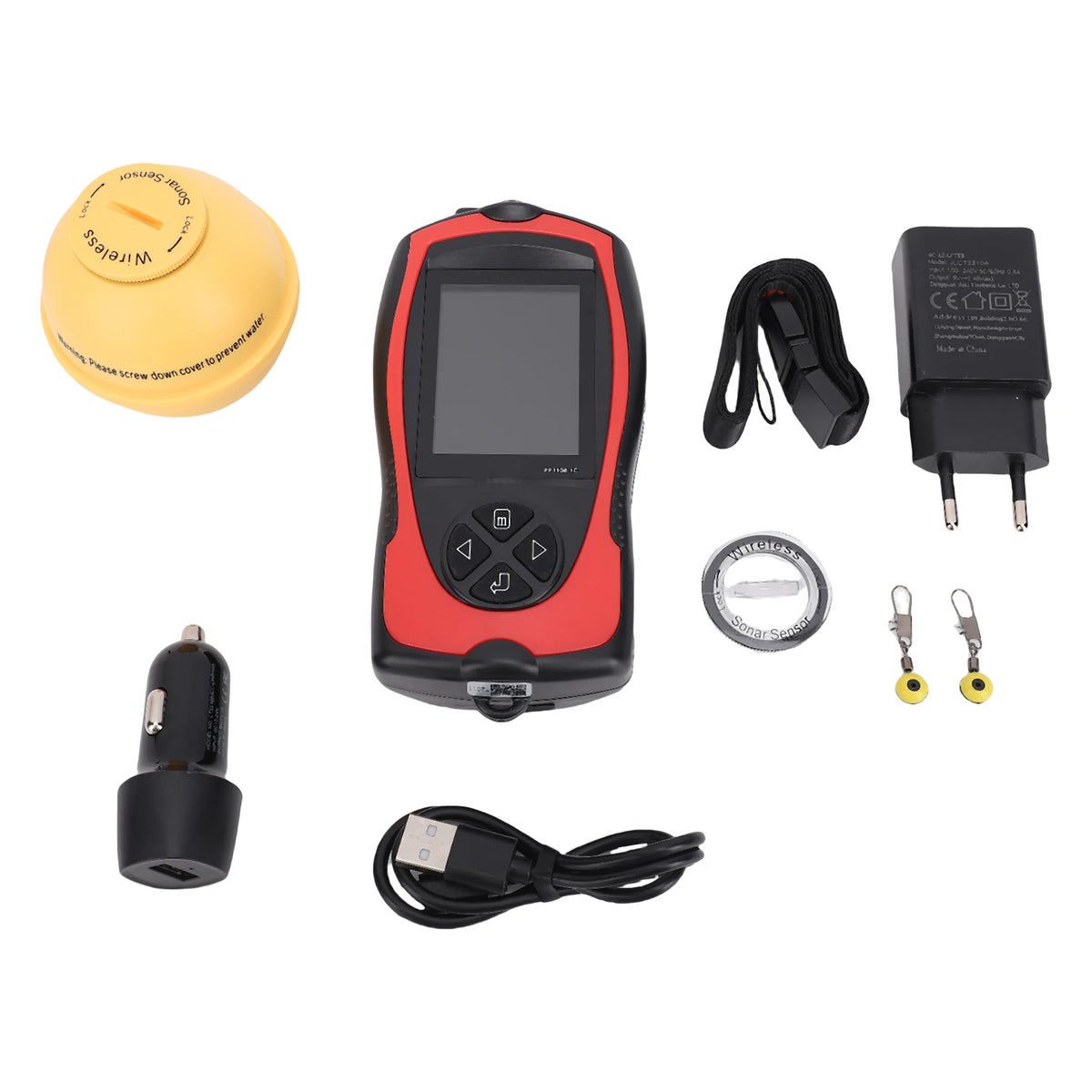 LIXADA Portable Fish Finder &ndash; Wireless Sonar LCD Screen Fish Finder