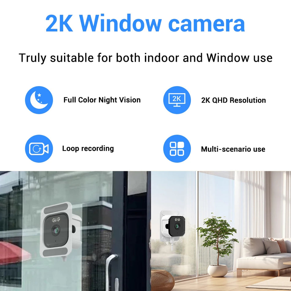 5MP 2K Window Camera with WiFi