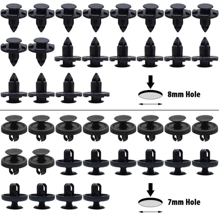 100PCS Car Trim Panel Clips Bumper Hood Mud Flaps Lining Fastener Push Rivets For Toyota Corolla RAV4 Avensis Lexus IS RX by InterCyprus Trading Ltd