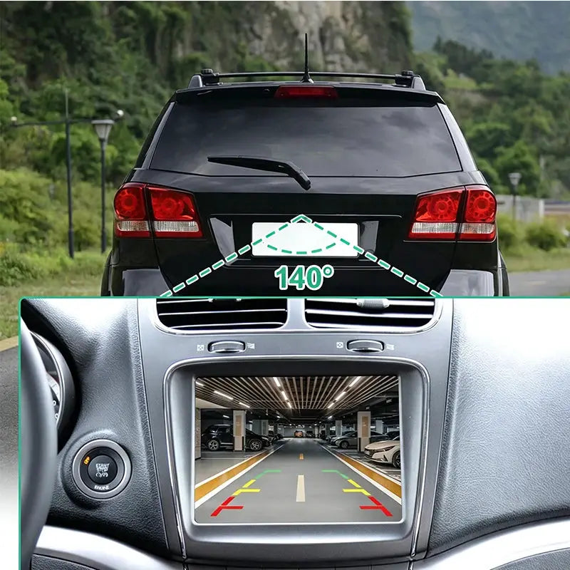 Rear View Backup Camera With Guide Lines For Dodge Journey 2011-2020 by InterCyprus Trading Ltd