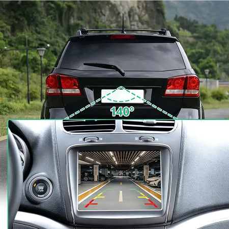 Rear View Backup Camera With Guide Lines For Dodge Journey 2011-2020 by InterCyprus Trading Ltd