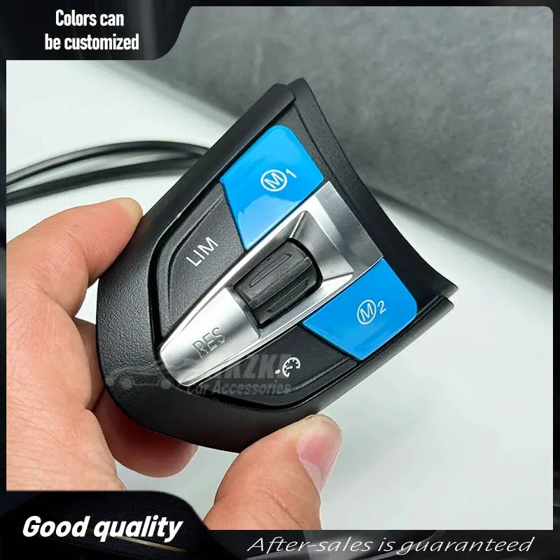 Steering wheel button, suitable for BMW F10 F20 F30 E70 E90 F32, 3 Series, 5 Series universal models, color modification by InterCyprus Trading Ltd