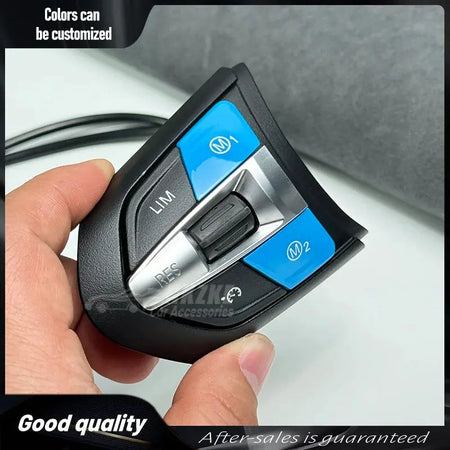 Steering wheel button, suitable for BMW F10 F20 F30 E70 E90 F32, 3 Series, 5 Series universal models, color modification by InterCyprus Trading Ltd