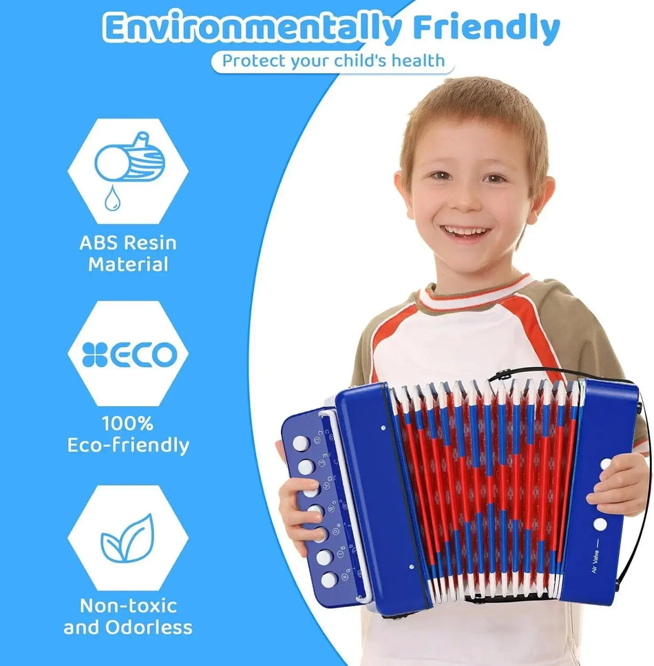 2 Μπάσες 7 Νότες Παιδική Διατονική Ακορντεόν Δώρο Για Παιδιά
