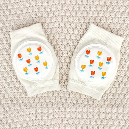 Baby Knee Pads &ndash; Ultra Lightweight Crawling Protection Flower / 0-4Y
