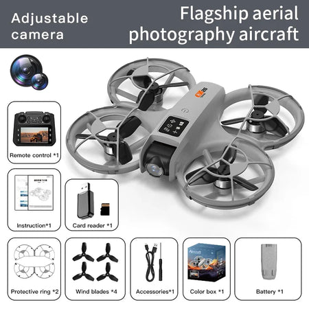 CZ26 Mini RC Drone &ndash; 4K Camera Optical Flow Stabilization 4.3inch Screen