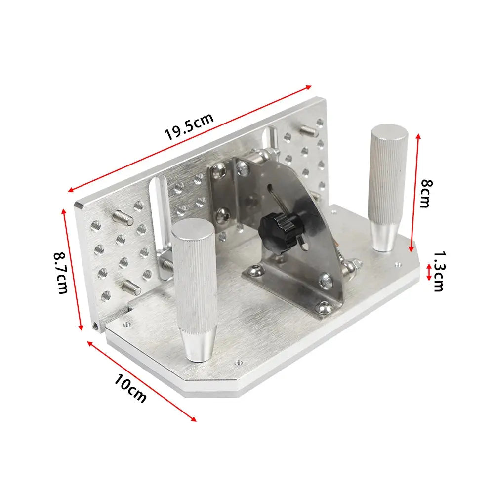 Belt Grinder Knife Jig,Belt Knife Sharpener Jig with Dual Press Plates for Belt Sander Machine Knife Making Angle Grind Guide by InterCyprus Trading Ltd