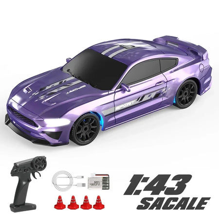1/43 RC Drift Car With Gyro Upgraded Ver 2.4G &ndash; Gyro Upgrade violet