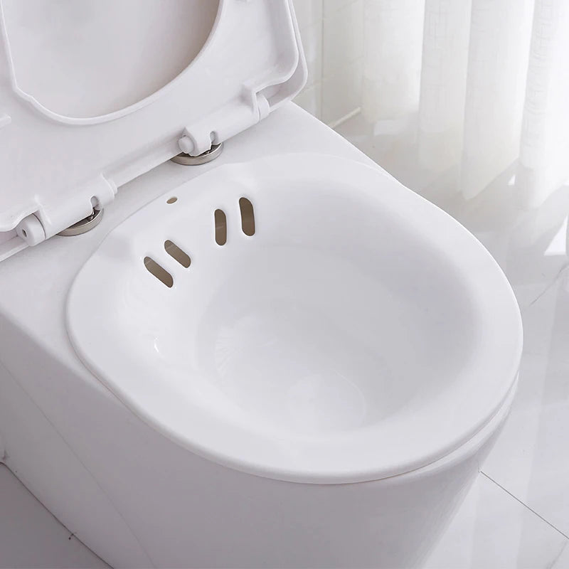 Toilet Seat Bidet Sitz Bath Tub Postpartum Care &ndash; Comfort White