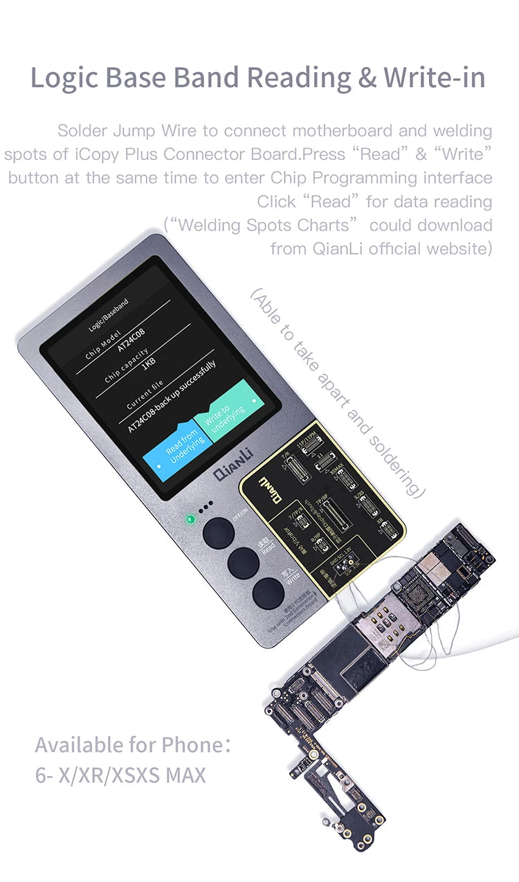 Qianli iCopy Plus 2.3v EEPROM Programmer for iPhone 7-12 Pro Max