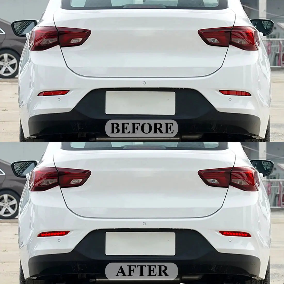 LED Rear Bumper Reflector Light For Chevrolet Cavalier 2020 2021 2022 Brake Warning Dynamic Turn Signal Lamp Car Accessories 12V by InterCyprus Trading Ltd
