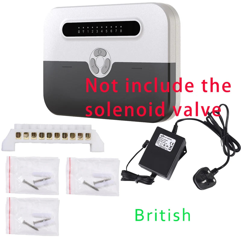 8 Station WiFi Indoor Smart Sprinkler Controller 8waysBritish