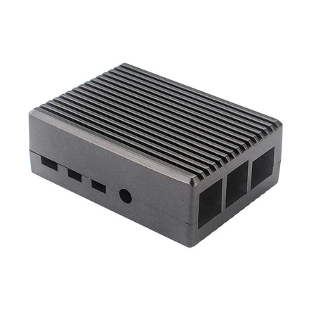Aluminum Alloy Case for Raspberry Pi 4 &ndash; Passive Cooling Design Gray