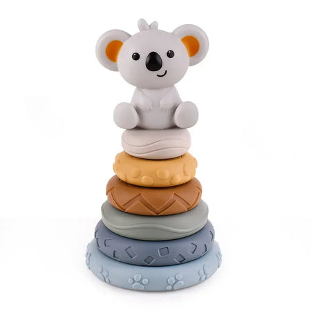 Soft Rubber Block Toy &ndash; Safe and Educational Stacking Fun Koala
