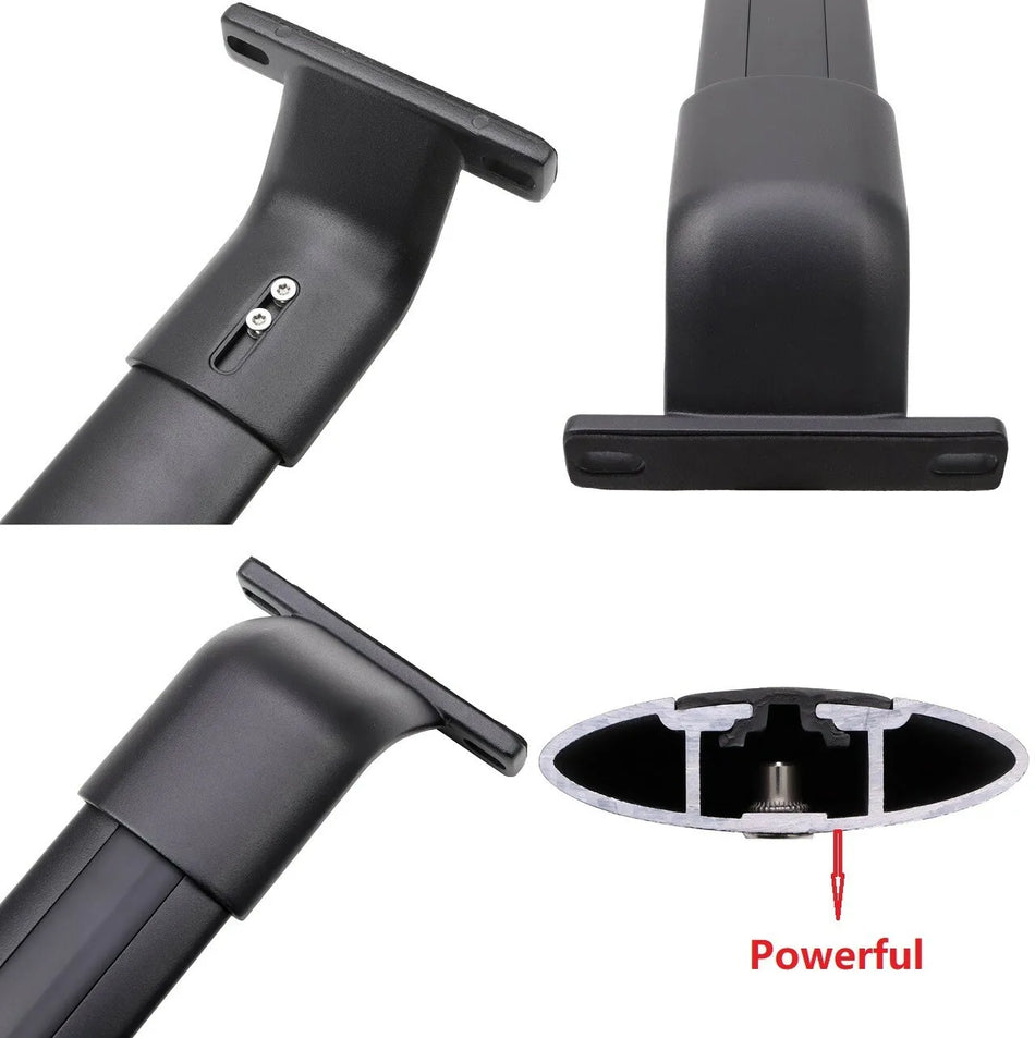 Поперечины для крыши для Jeep Grand Cherokee L, алюминиевый 2-части багажник, легкая установка