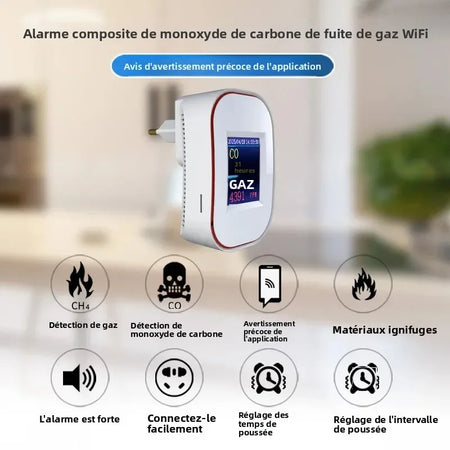 Tuya Smart Life Gas CO Detector - WiFi Remote Monitor