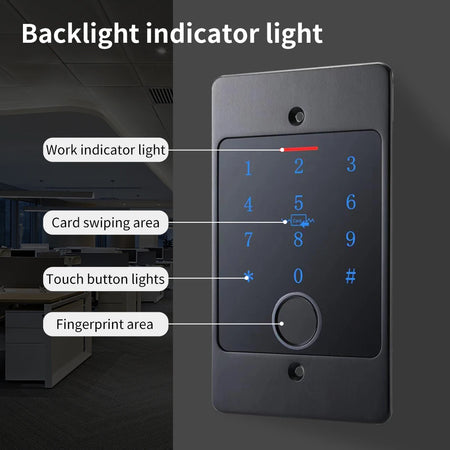 Tuya Fingerprint Access Control - Waterproof WiFi Door