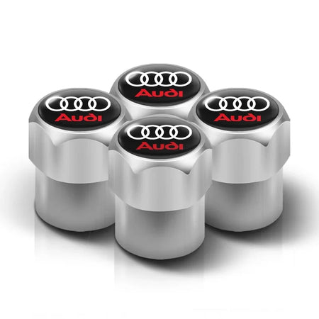 Audi S Line Tire Valve Caps 4Pcs &ndash; Easy Bolt In Fit A-Audi