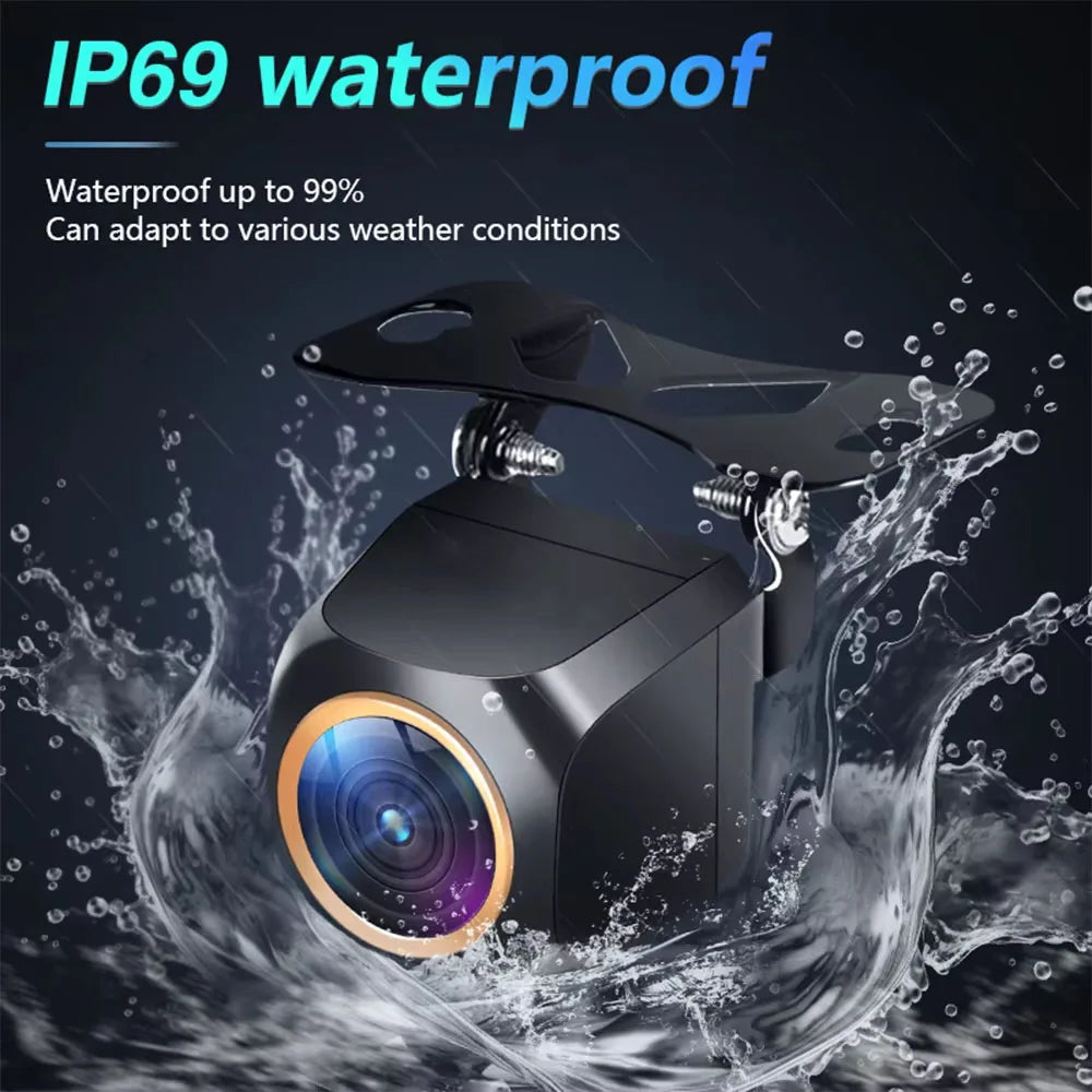 GcPaSr 1080P Car Rear View Camera with 200&deg; Fisheye Golden Lens &amp; Night Vision