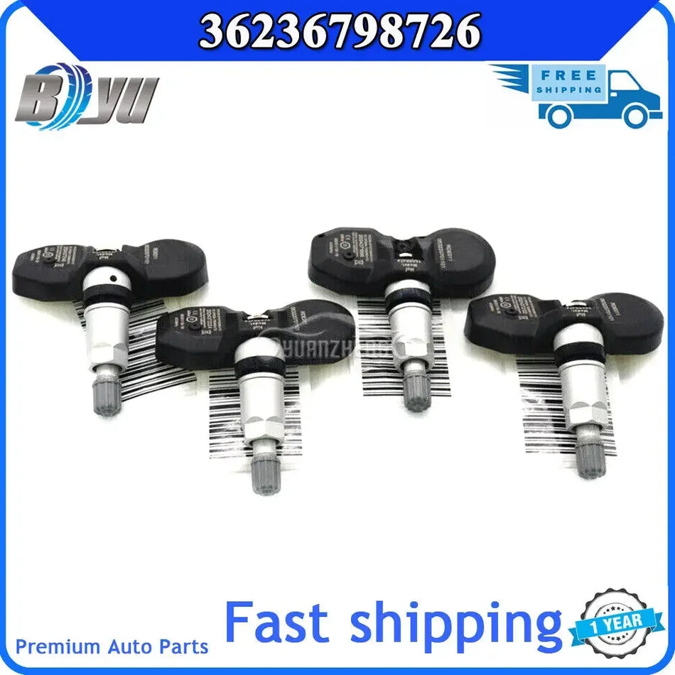 Senzor de presiune a anvelopelor TPMS pentru BMW E90 E60 X5 X6 Z4 433MHz, Înlocuire directă