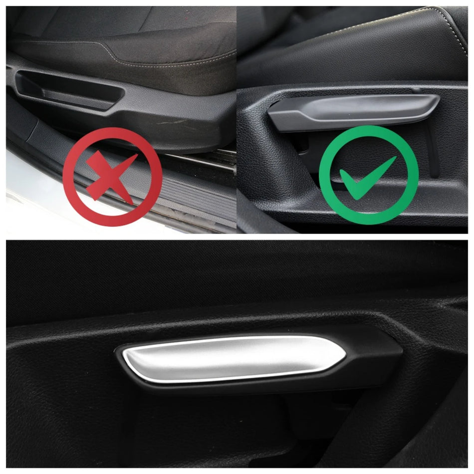 Κάλυμμα Κουμπιού Ρύθμισης Εμπρός Καθίσματος ABS Φινίρισμα για Volkswagen Golf 7 MK7 Αριστερού Τιμονιού