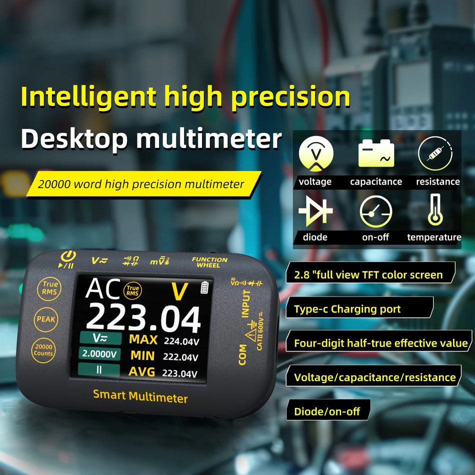 BSIDE S40 PV Digital Multimeter &ndash; True RMS 20000 Counts