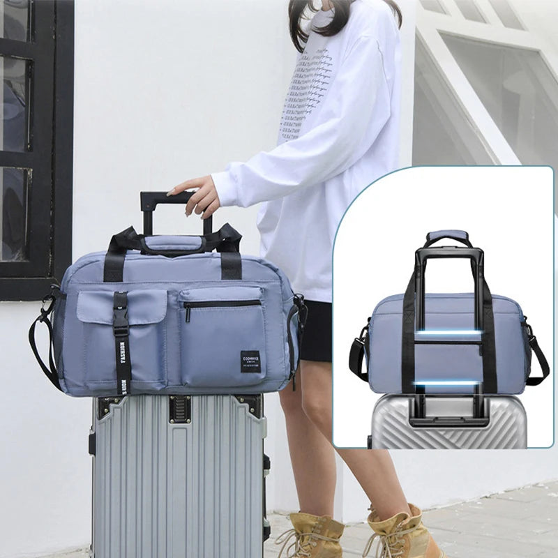 Large Fitness Bag Sp - Dry Wet Separation Pocket For Gym