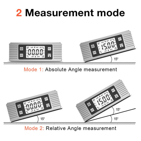Digital Level Box Magnet Protractor - Easy To Carry And Use