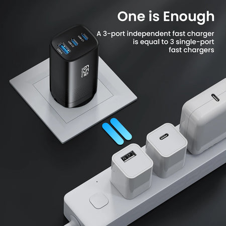 ASOMETECH 65W GaN USB C Charger &ndash; Ultra-Fast Quick Charge for All Devices