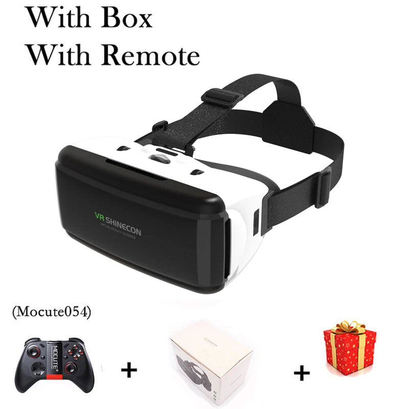 Shinecon 3D Virtual Reality Headset for Smartphones With Box 054 Remote / China