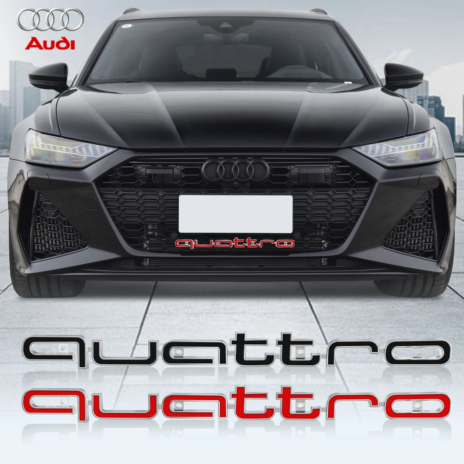 3D ABS Front Grille Emblem for Audi TT RS Quattro A4 B8 A3 8P A6 C7