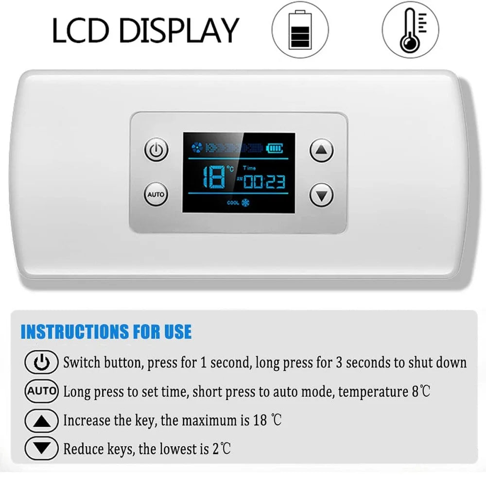 Portable Insulin Cooler Box 2-18 Degrees - Travel Ready