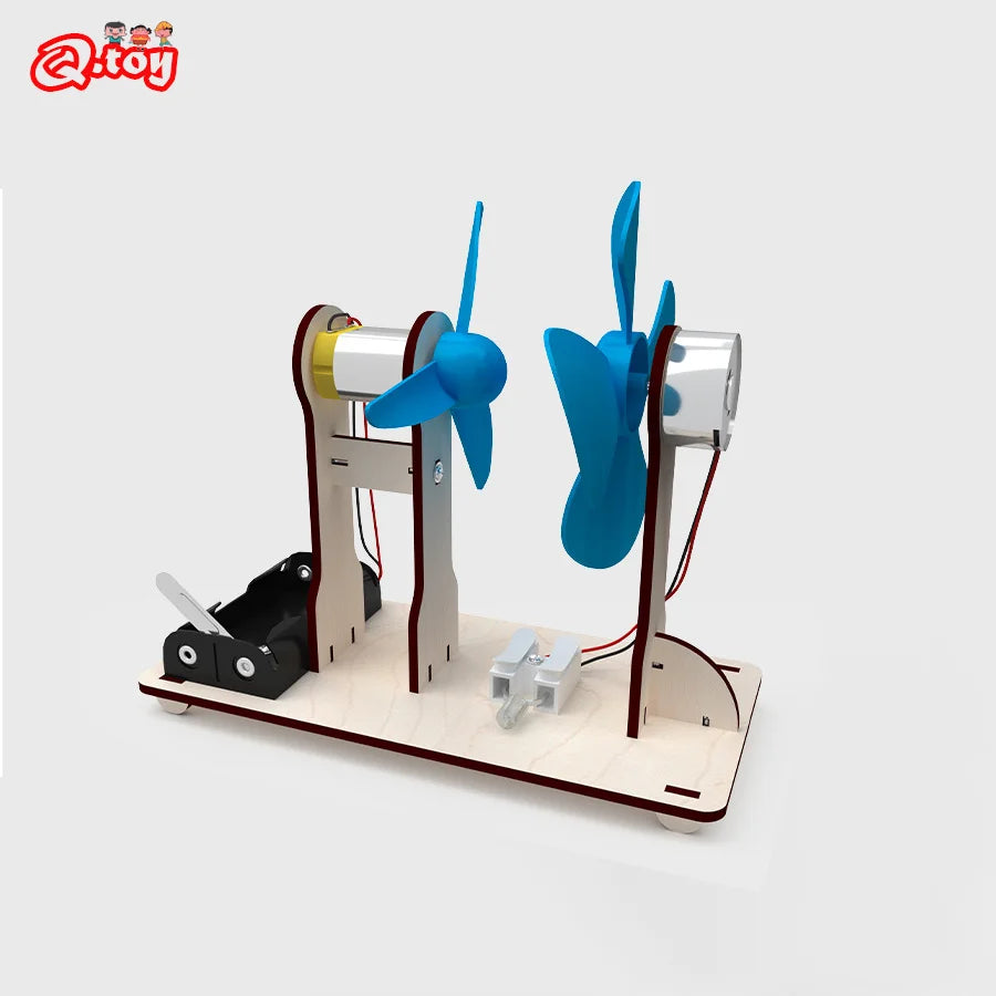 Kit de Brinquedo STEM Gerador Eólico para Educação Científica