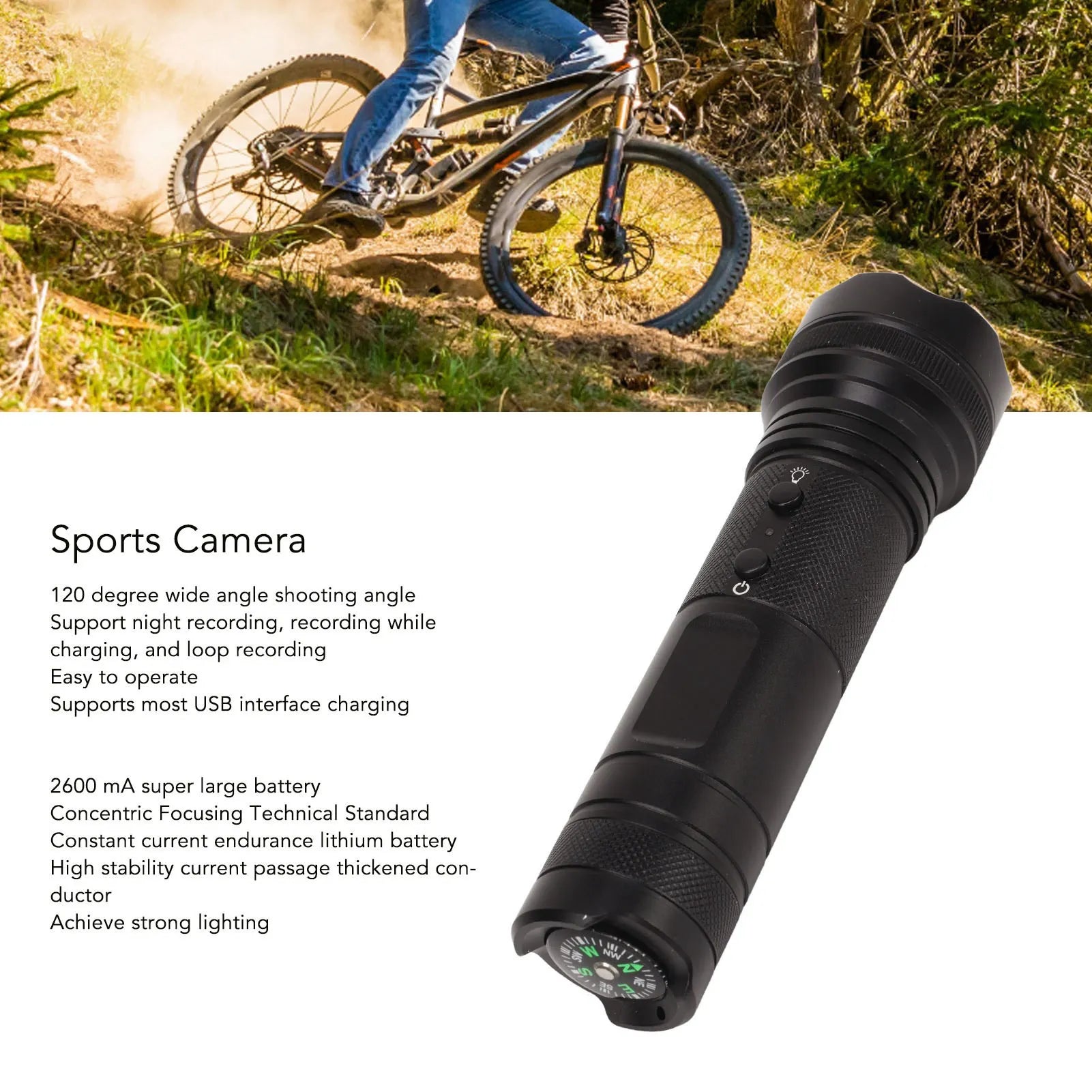 VBESTLIFE 4K Ultra HD Waterproof Action Camera &ndash; Night Vision and Anti-Shake for Extreme Sports