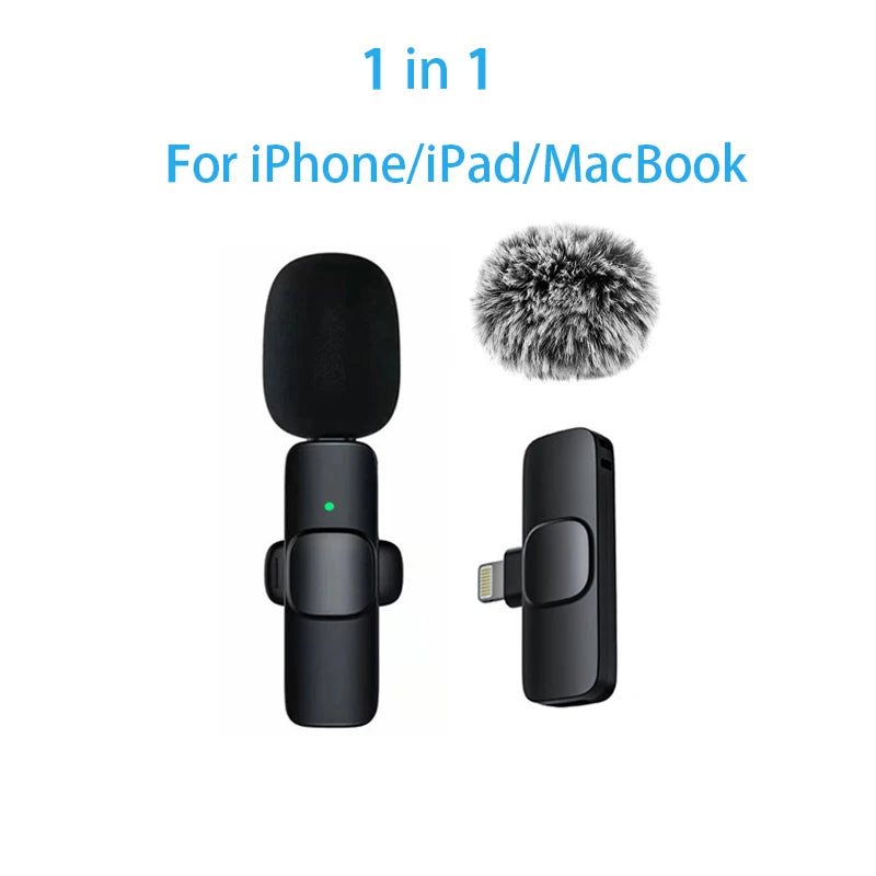 Buy Wireless Lavalier Microphone - Portable, Dynamic &amp; Omnidirectional 1in1 For IOS